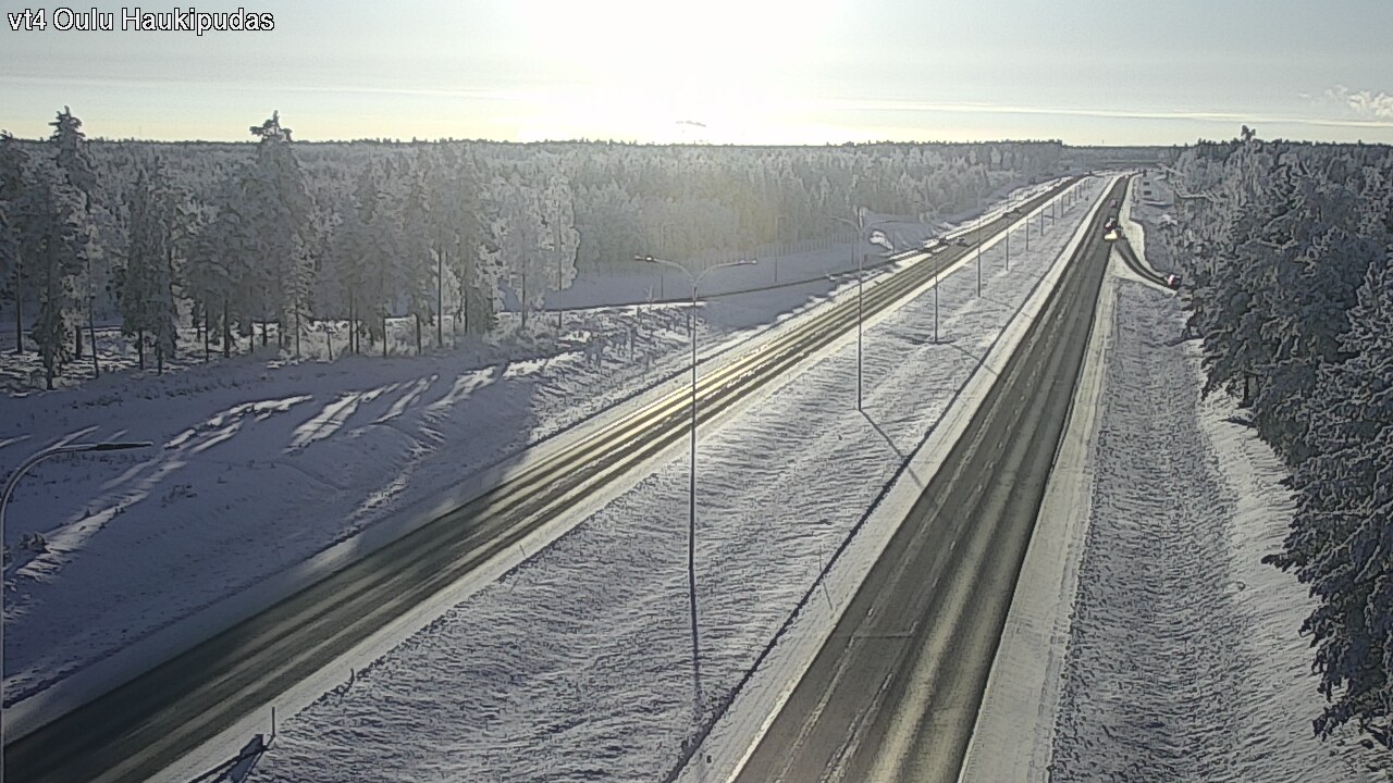 Weather Camera Image Road 4 Oulu, Haukipudas, Oulu, Pohjois-Pohjanmaa