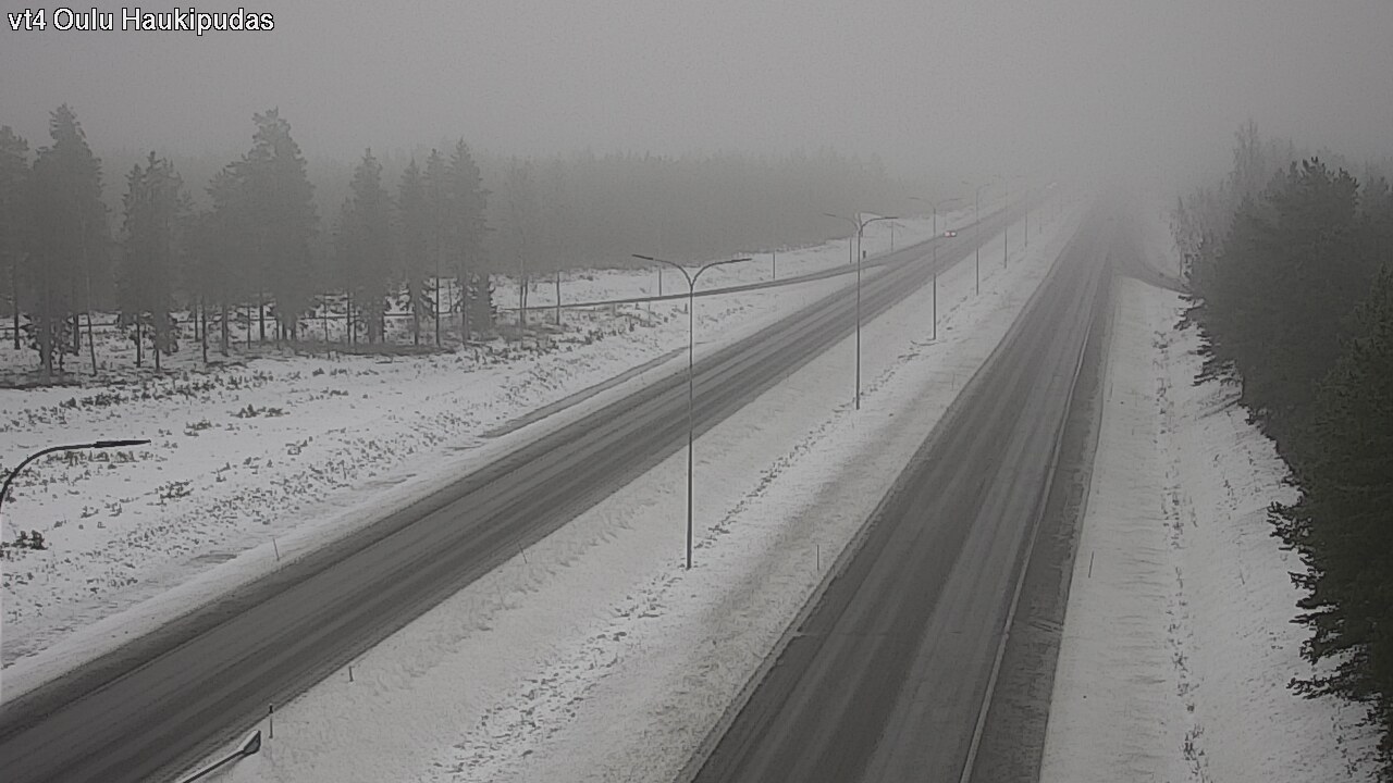 Weather Camera Image Road 4 Oulu, Haukipudas, Oulu, Pohjois-Pohjanmaa