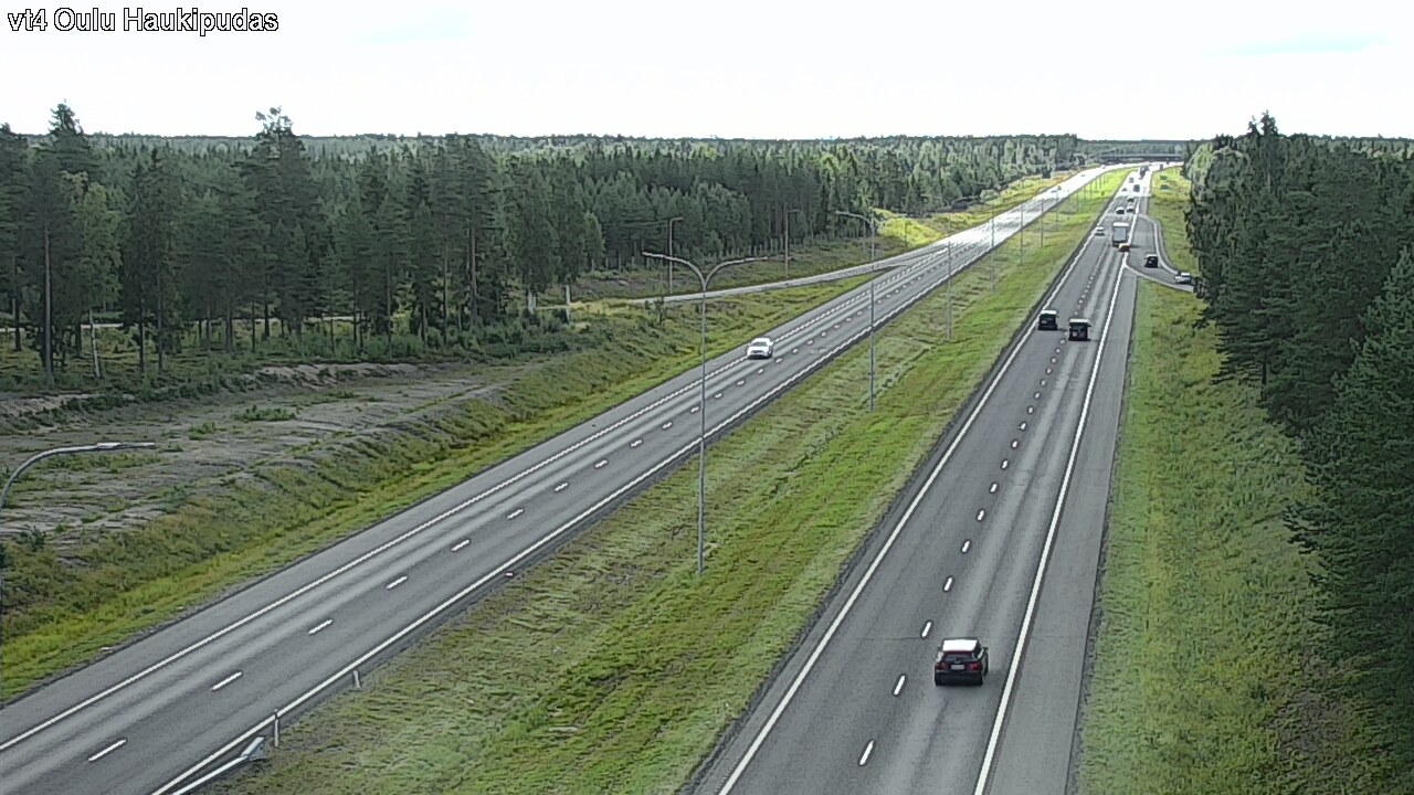 Weather Camera Image Road 4 Oulu, Haukipudas, Oulu, Pohjois-Pohjanmaa