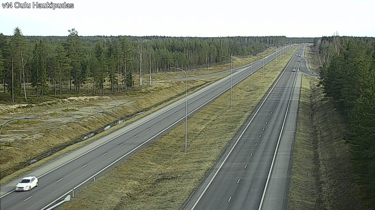 Weather Camera Image Road 4 Oulu, Haukipudas, Oulu, Pohjois-Pohjanmaa