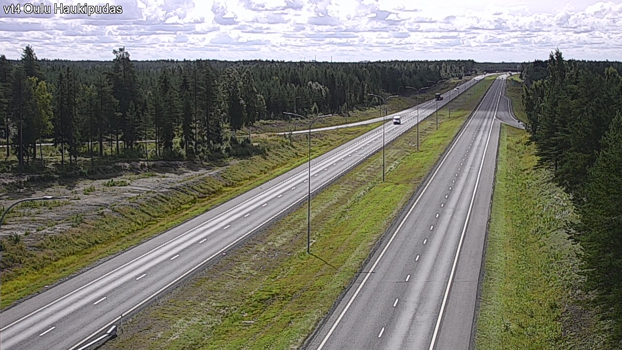 Weather Camera Image Road 4 Oulu, Haukipudas, Oulu, Pohjois-Pohjanmaa
