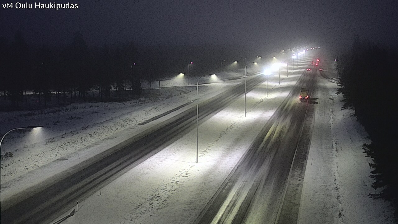 Weather Camera Image Road 4 Oulu, Haukipudas, Oulu, Pohjois-Pohjanmaa