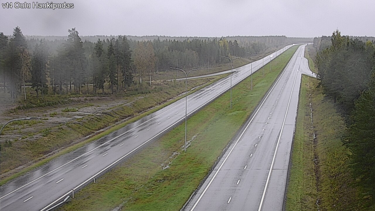 Weather Camera Image Road 4 Oulu, Haukipudas, Oulu, Pohjois-Pohjanmaa