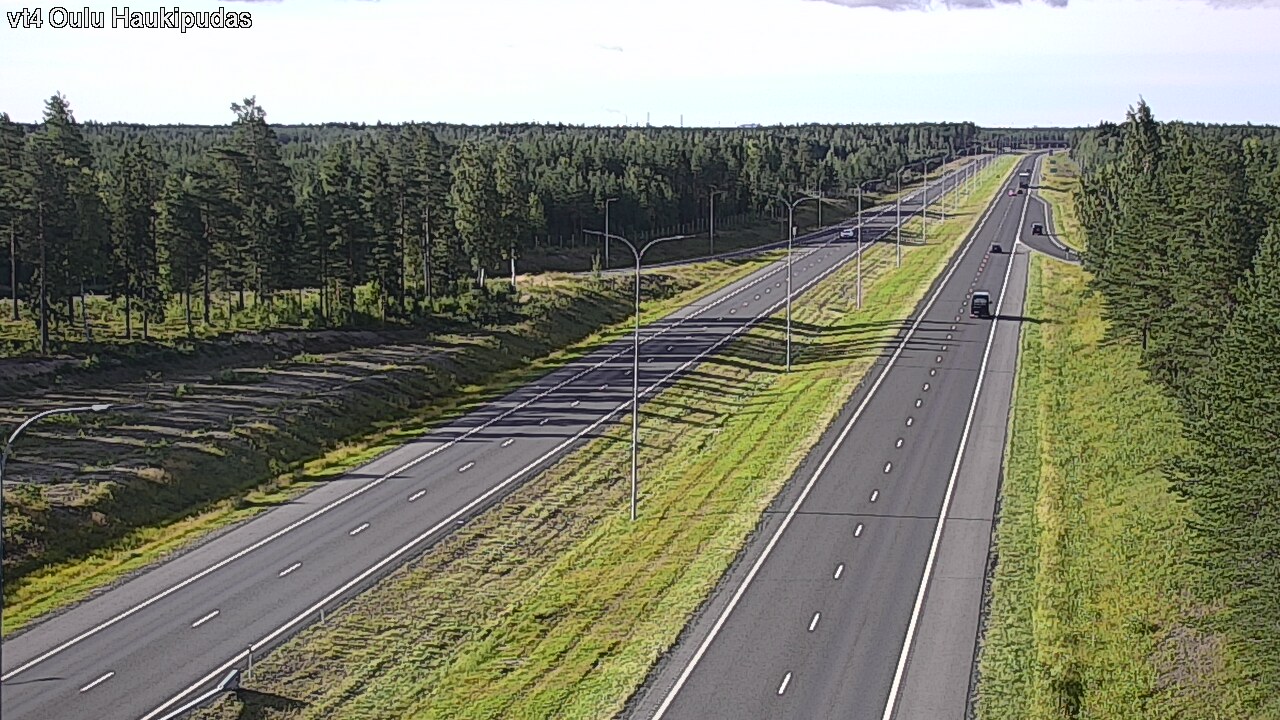 Weather Camera Image Road 4 Oulu, Haukipudas, Oulu, Pohjois-Pohjanmaa