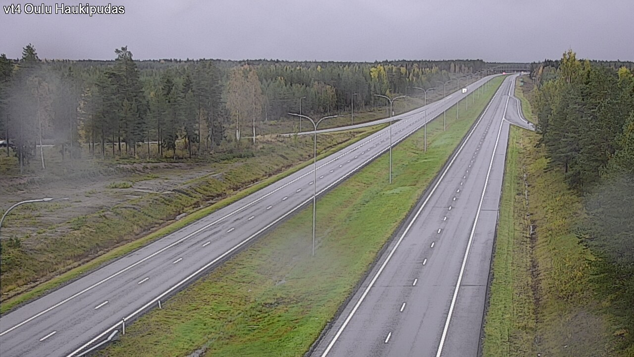 Weather Camera Image Road 4 Oulu, Haukipudas, Oulu, Pohjois-Pohjanmaa