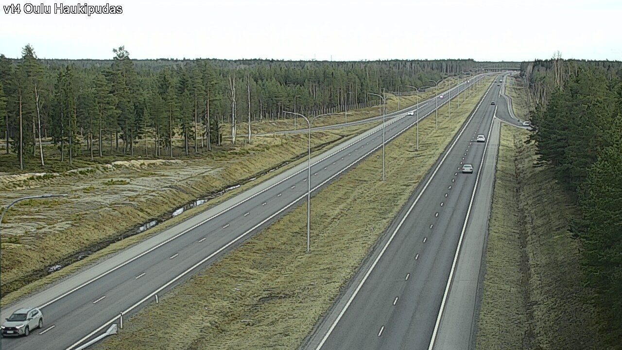 Weather Camera Image Road 4 Oulu, Haukipudas, Oulu, Pohjois-Pohjanmaa
