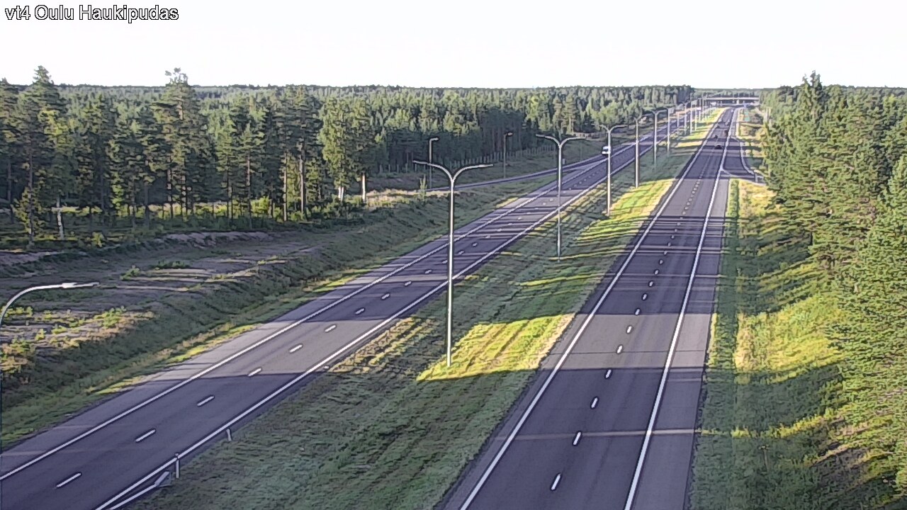 Weather Camera Image Road 4 Oulu, Haukipudas, Oulu, Pohjois-Pohjanmaa
