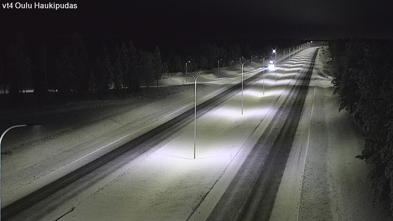 Weather Camera Image Road 4 Oulu, Haukipudas, Oulu, Pohjois-Pohjanmaa