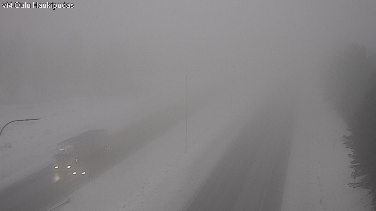 Weather Camera Image Road 4 Oulu, Haukipudas, Oulu, Pohjois-Pohjanmaa