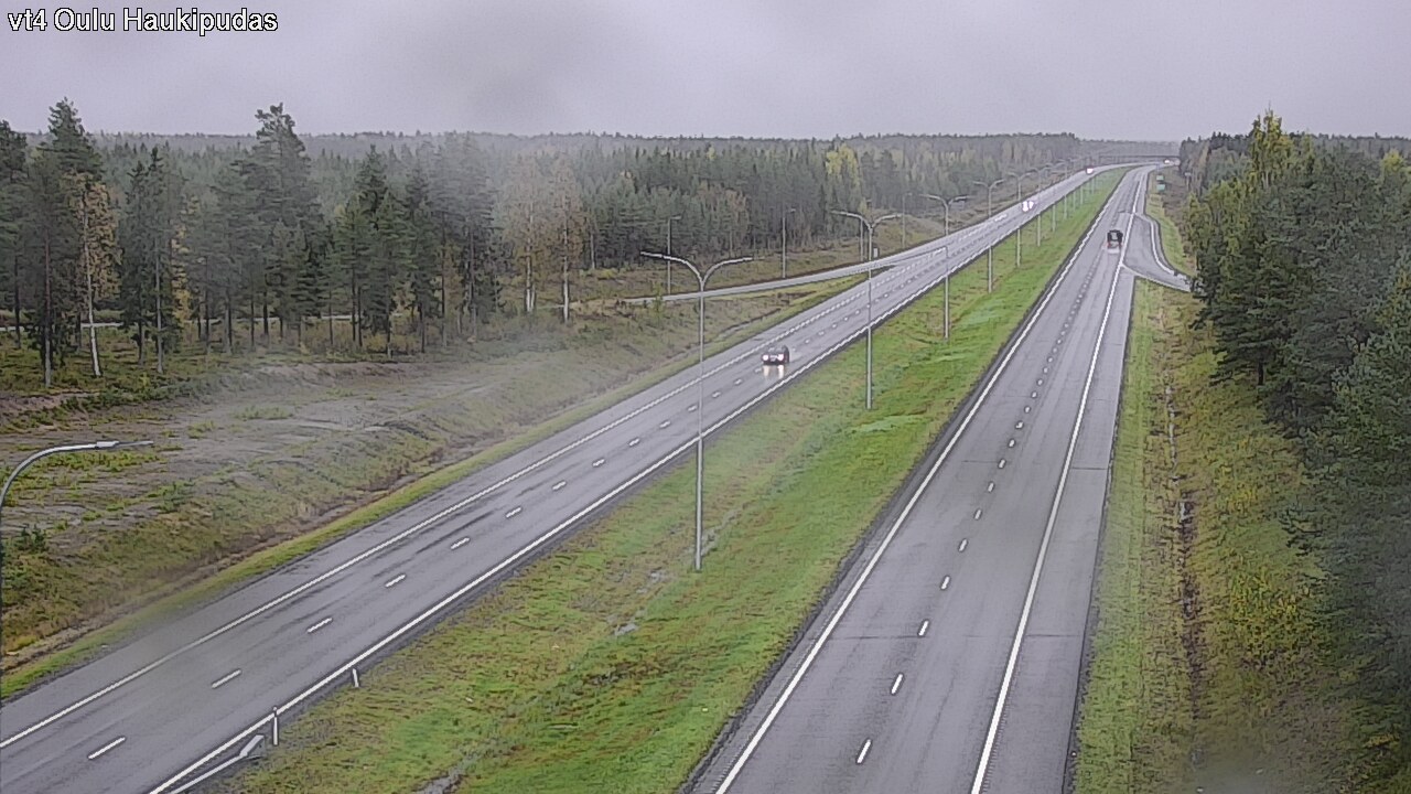Weather Camera Image Road 4 Oulu, Haukipudas, Oulu, Pohjois-Pohjanmaa