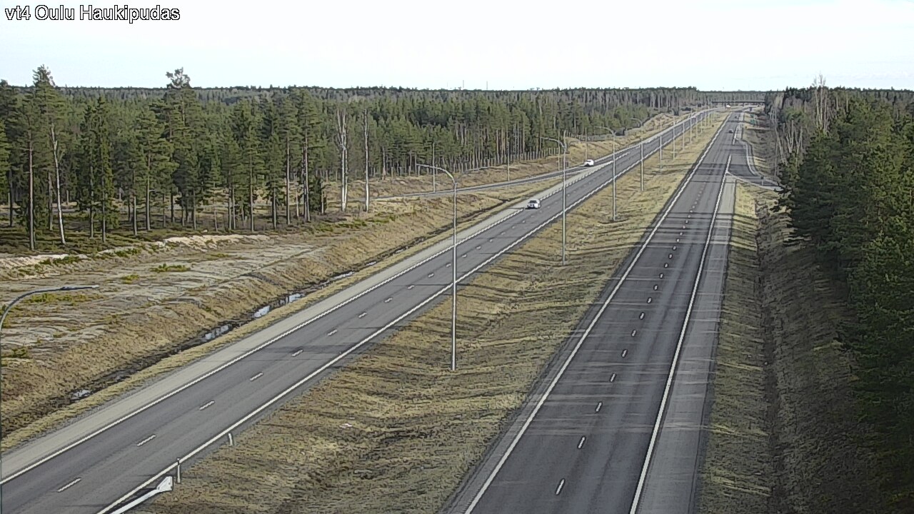 Weather Camera Image Road 4 Oulu, Haukipudas, Oulu, Pohjois-Pohjanmaa