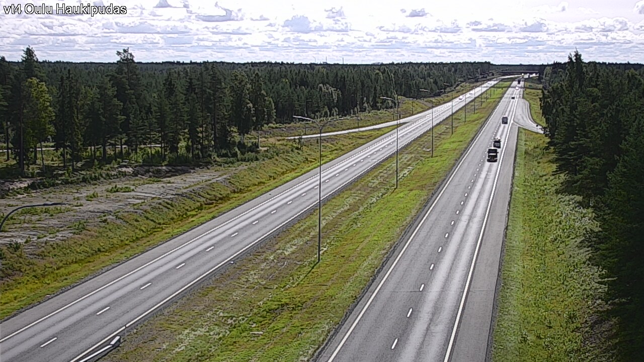 Weather Camera Image Road 4 Oulu, Haukipudas, Oulu, Pohjois-Pohjanmaa