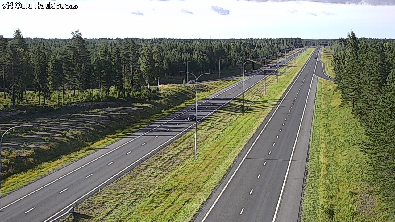 Weather Camera Image Road 4 Oulu, Haukipudas, Oulu, Pohjois-Pohjanmaa