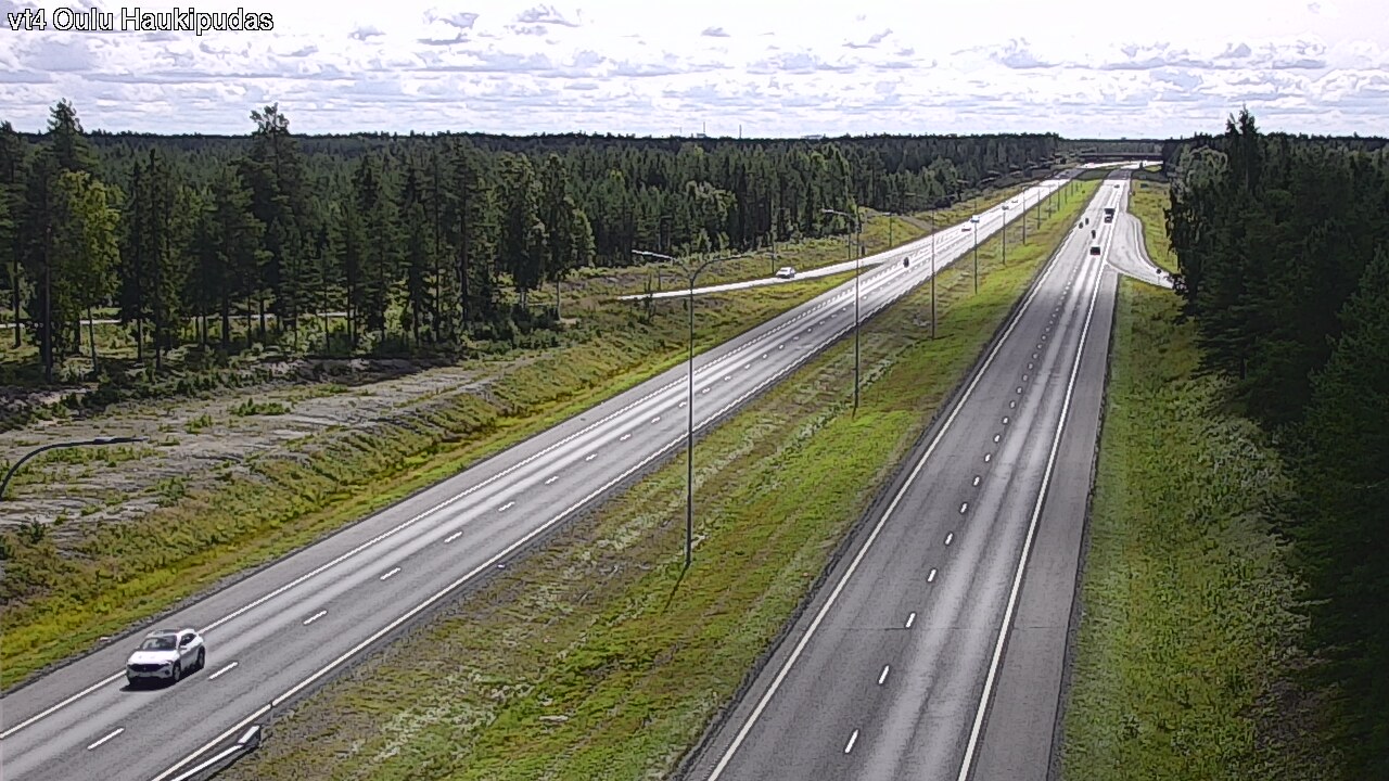 Weather Camera Image Road 4 Oulu, Haukipudas, Oulu, Pohjois-Pohjanmaa