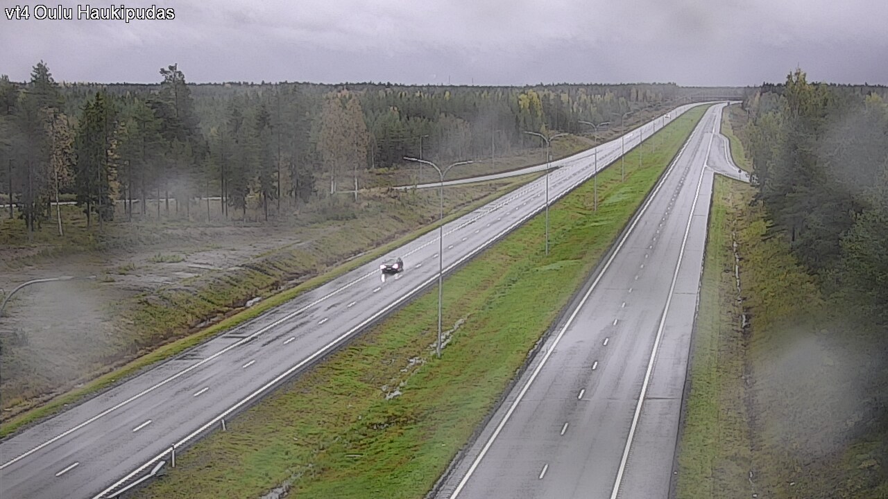 Weather Camera Image Road 4 Oulu, Haukipudas, Oulu, Pohjois-Pohjanmaa