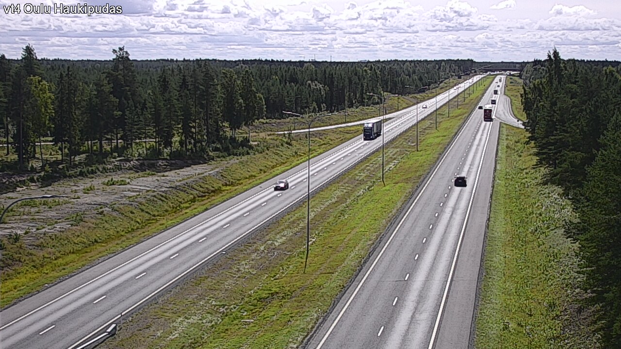 Weather Camera Image Road 4 Oulu, Haukipudas, Oulu, Pohjois-Pohjanmaa