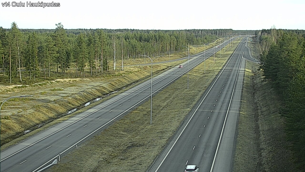 Weather Camera Image Road 4 Oulu, Haukipudas, Oulu, Pohjois-Pohjanmaa
