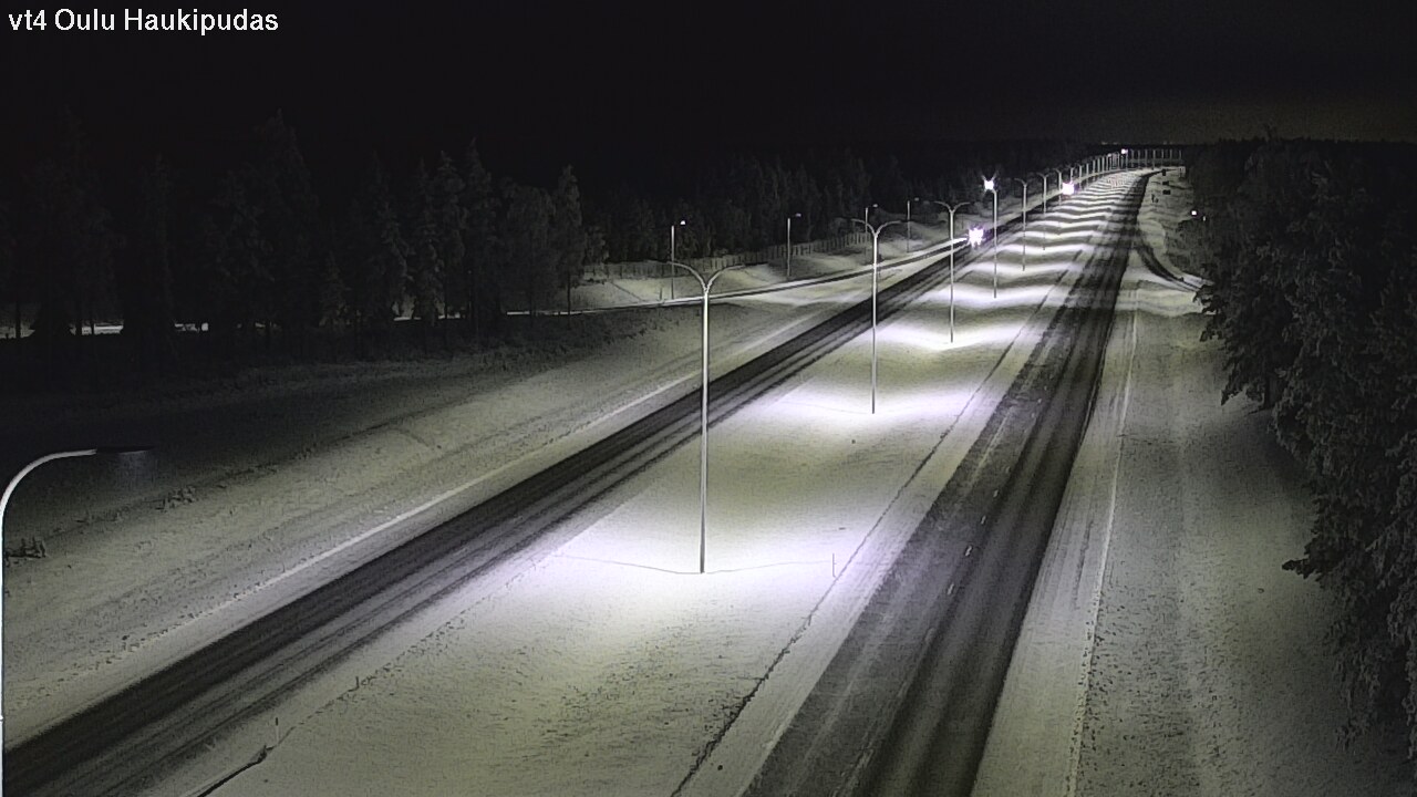 Weather Camera Image Road 4 Oulu, Haukipudas, Oulu, Pohjois-Pohjanmaa