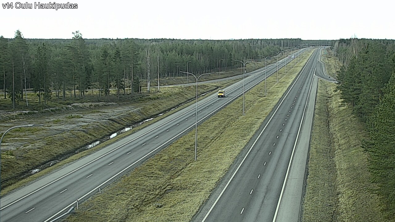 Weather Camera Image Road 4 Oulu, Haukipudas, Oulu, Pohjois-Pohjanmaa
