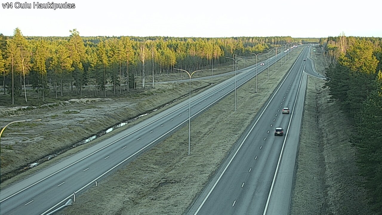 Weather Camera Image Road 4 Oulu, Haukipudas, Oulu, Pohjois-Pohjanmaa