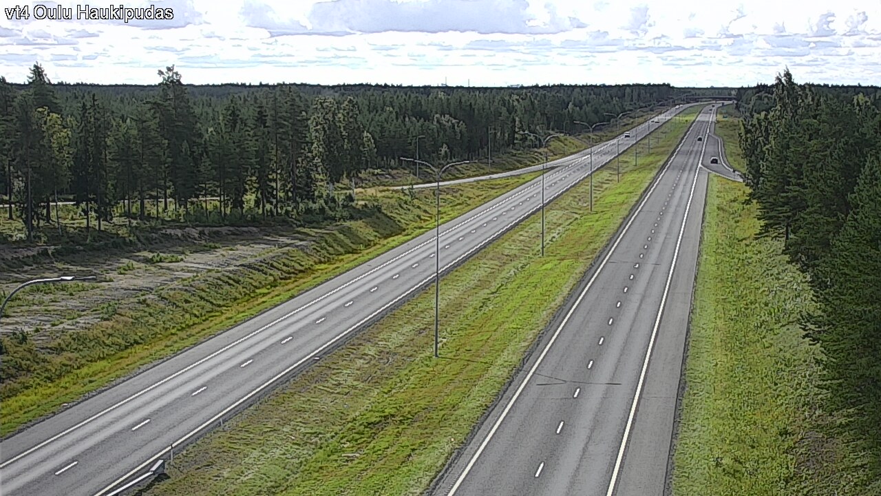 Weather Camera Image Road 4 Oulu, Haukipudas, Oulu, Pohjois-Pohjanmaa