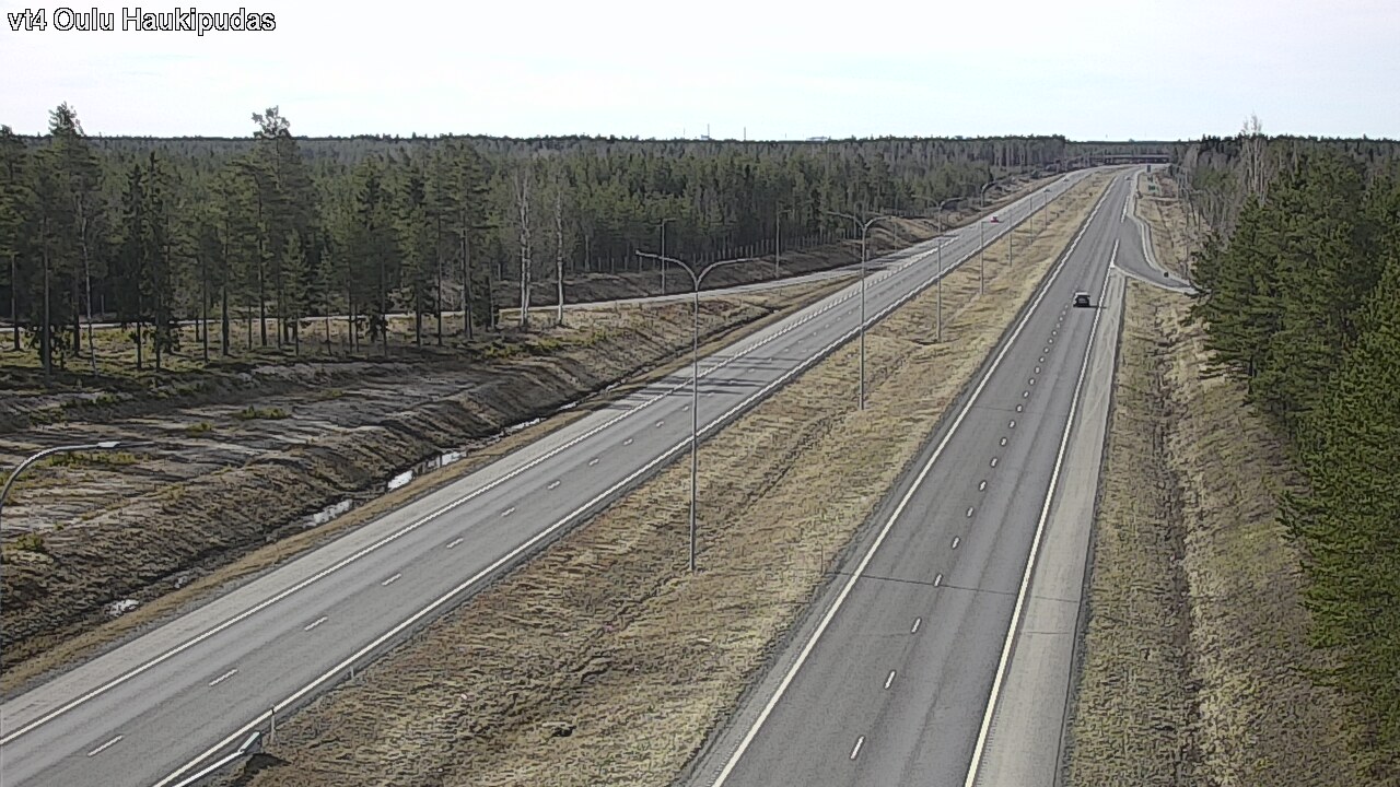 Weather Camera Image Road 4 Oulu, Haukipudas, Oulu, Pohjois-Pohjanmaa