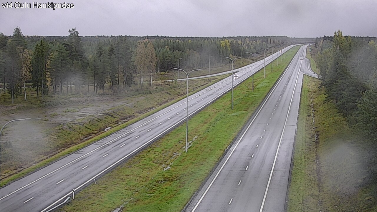 Weather Camera Image Road 4 Oulu, Haukipudas, Oulu, Pohjois-Pohjanmaa