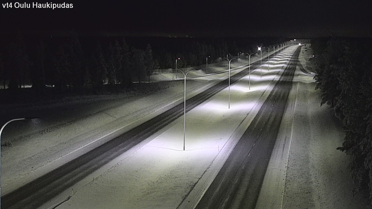 Weather Camera Image Road 4 Oulu, Haukipudas, Oulu, Pohjois-Pohjanmaa