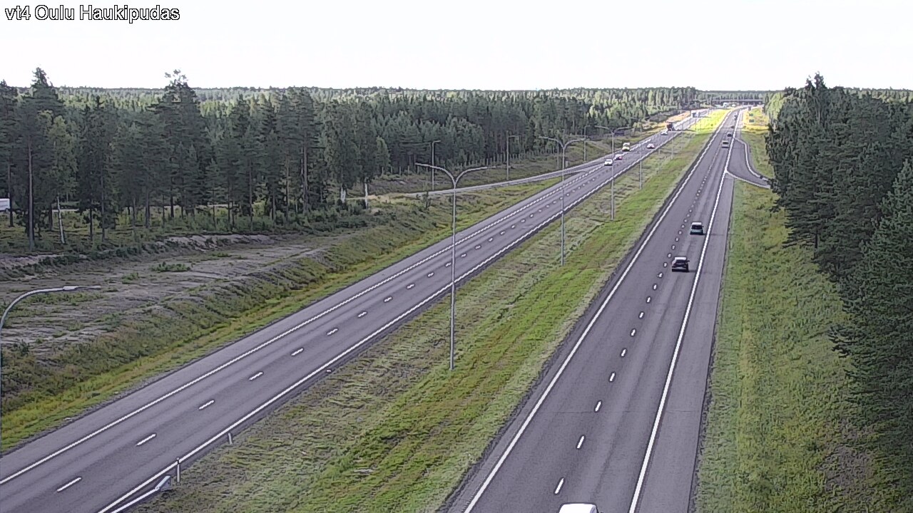 Weather Camera Image Road 4 Oulu, Haukipudas, Oulu, Pohjois-Pohjanmaa