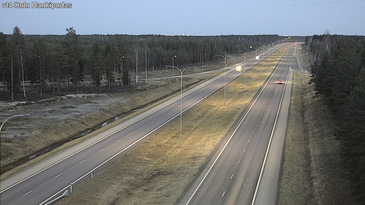 Weather Camera Image Road 4 Oulu, Haukipudas, Oulu, Pohjois-Pohjanmaa