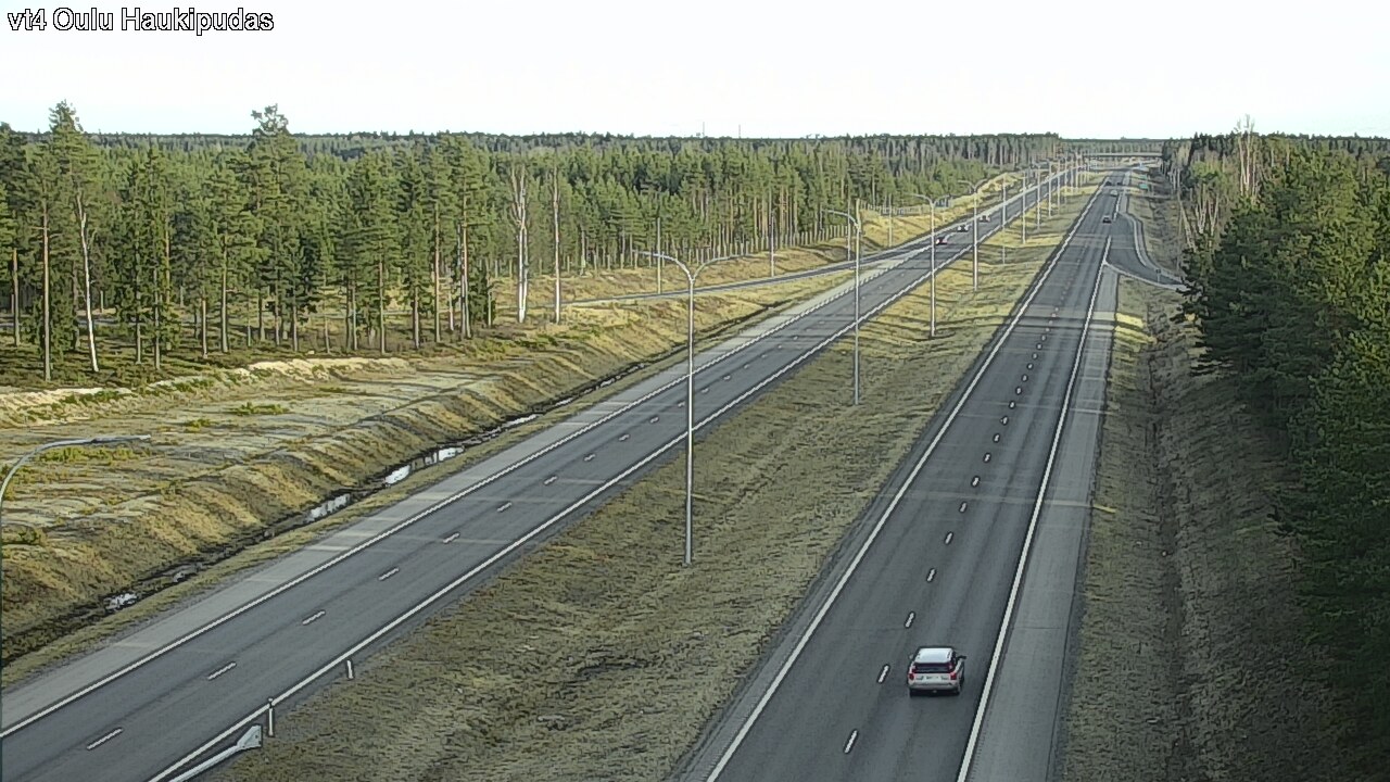 Weather Camera Image Road 4 Oulu, Haukipudas, Oulu, Pohjois-Pohjanmaa
