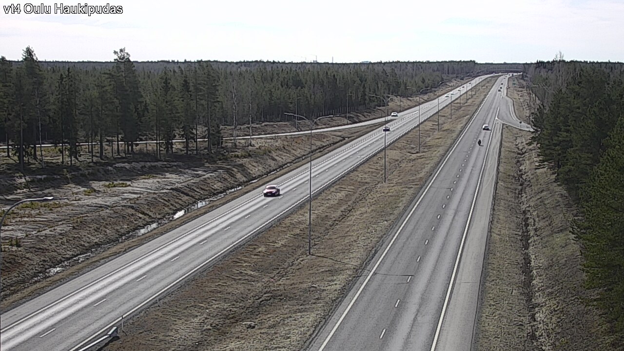 Weather Camera Image Road 4 Oulu, Haukipudas, Oulu, Pohjois-Pohjanmaa