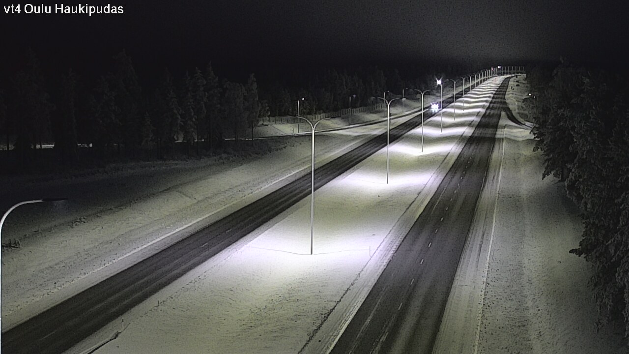 Weather Camera Image Road 4 Oulu, Haukipudas, Oulu, Pohjois-Pohjanmaa