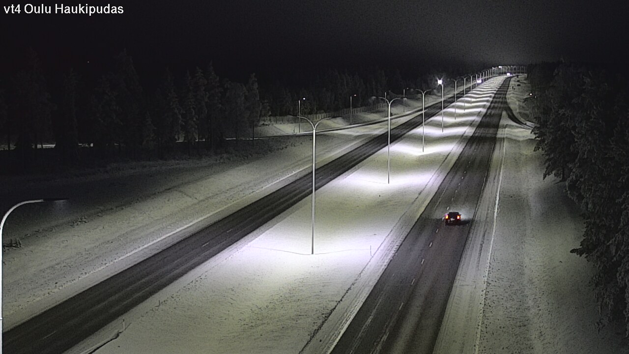 Weather Camera Image Road 4 Oulu, Haukipudas, Oulu, Pohjois-Pohjanmaa