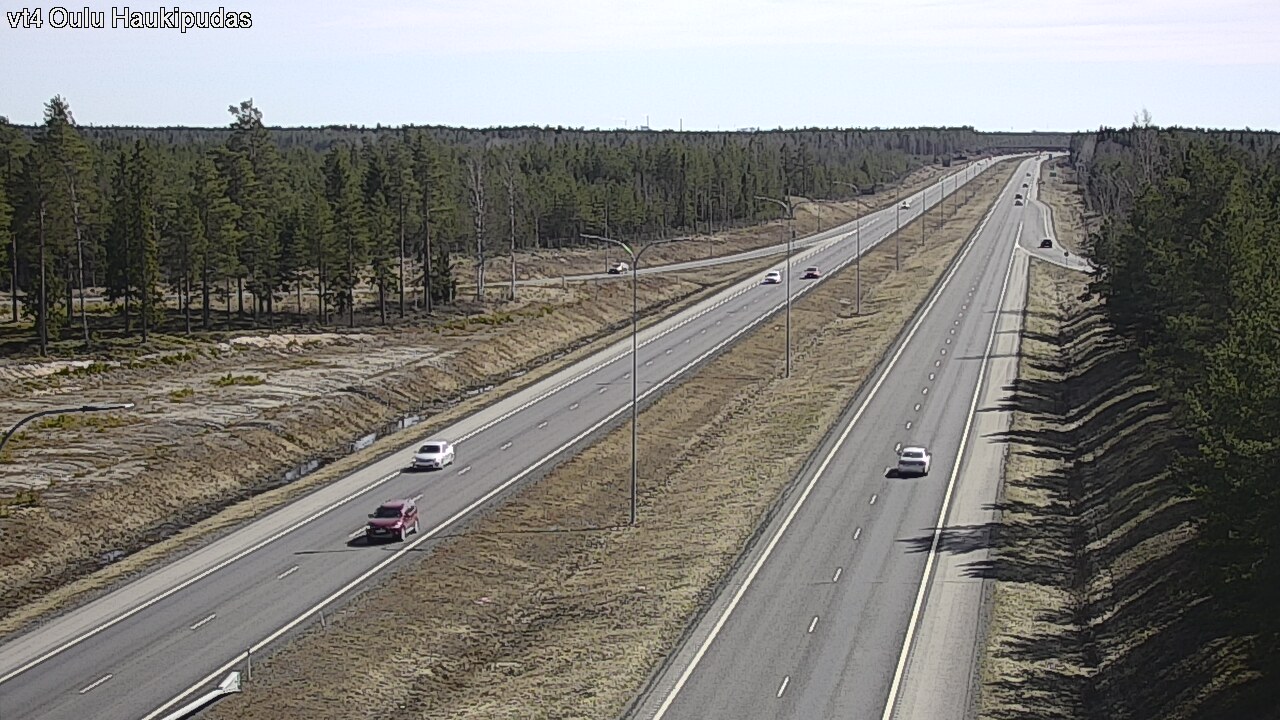 Weather Camera Image Road 4 Oulu, Haukipudas, Oulu, Pohjois-Pohjanmaa