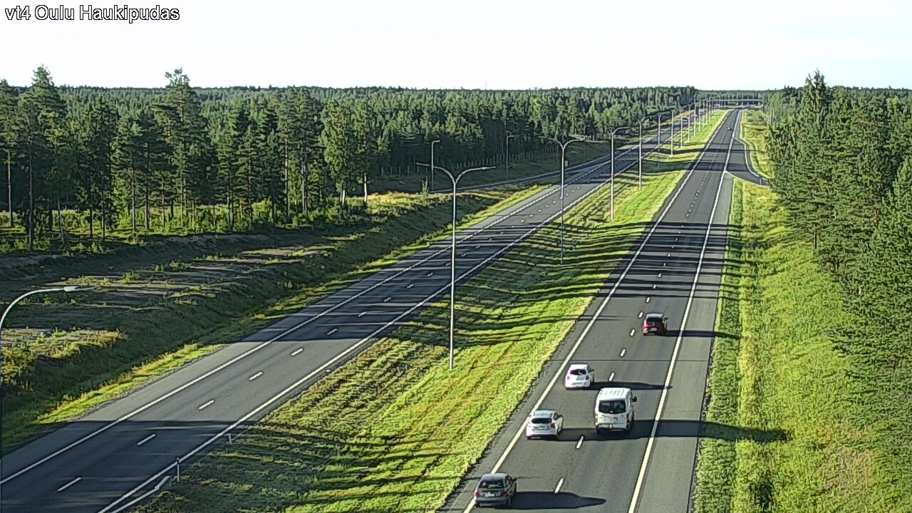 Weather Camera Image Road 4 Oulu, Haukipudas, Oulu, Pohjois-Pohjanmaa