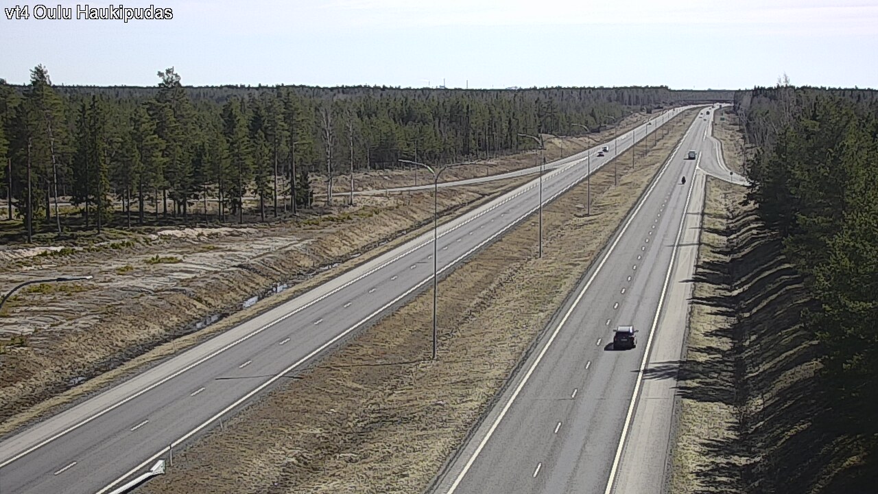 Weather Camera Image Road 4 Oulu, Haukipudas, Oulu, Pohjois-Pohjanmaa