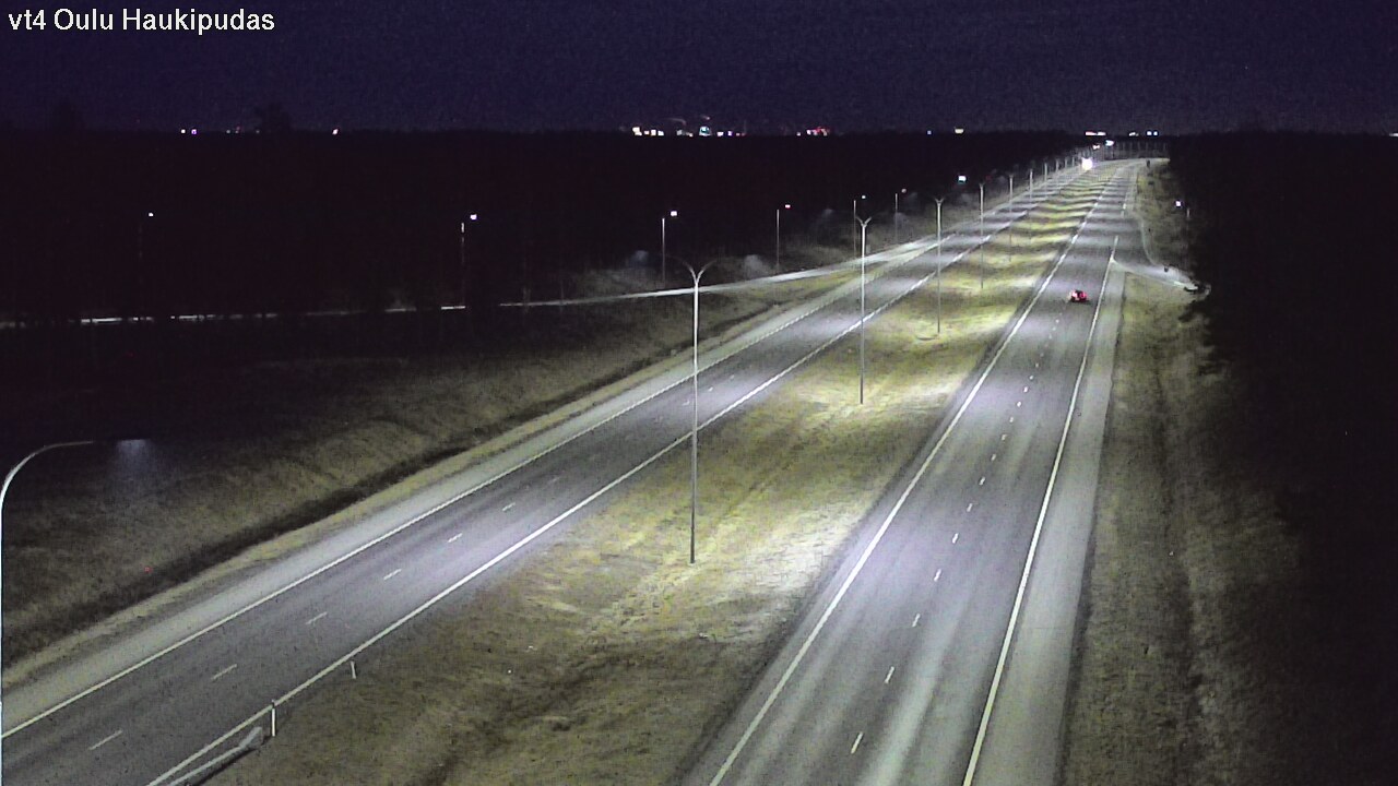 Weather Camera Image Road 4 Oulu, Haukipudas, Oulu, Pohjois-Pohjanmaa
