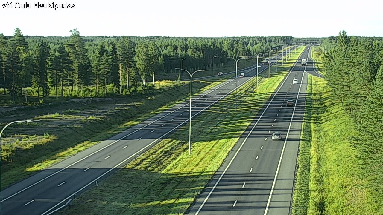 Weather Camera Image Road 4 Oulu, Haukipudas, Oulu, Pohjois-Pohjanmaa