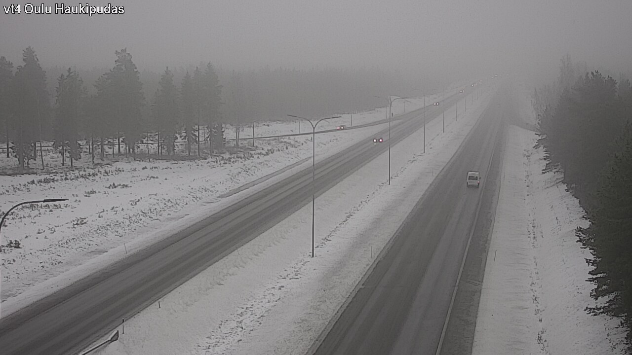 Weather Camera Image Road 4 Oulu, Haukipudas, Oulu, Pohjois-Pohjanmaa