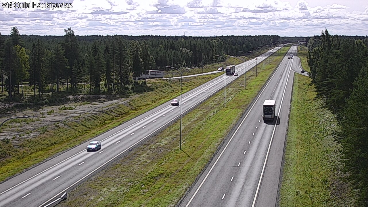Weather Camera Image Road 4 Oulu, Haukipudas, Oulu, Pohjois-Pohjanmaa