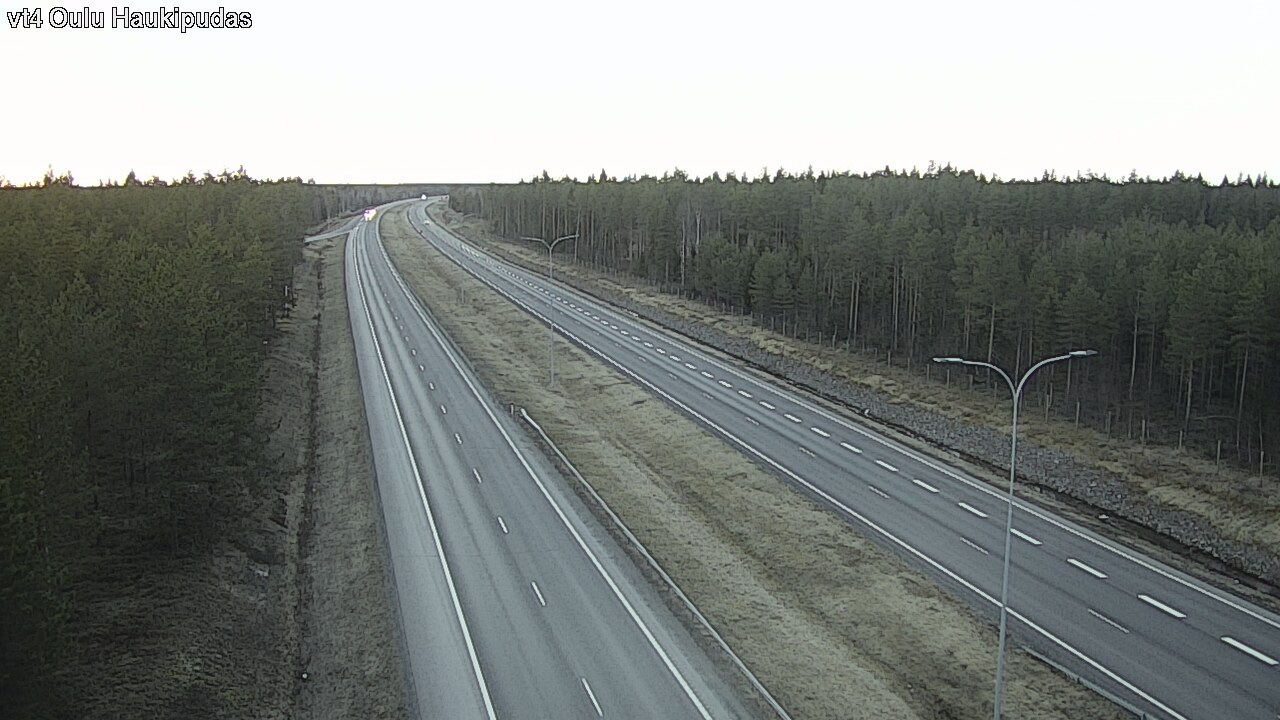 Weather Camera Image Road 4 Oulu, Haukipudas, Oulu, Pohjois-Pohjanmaa