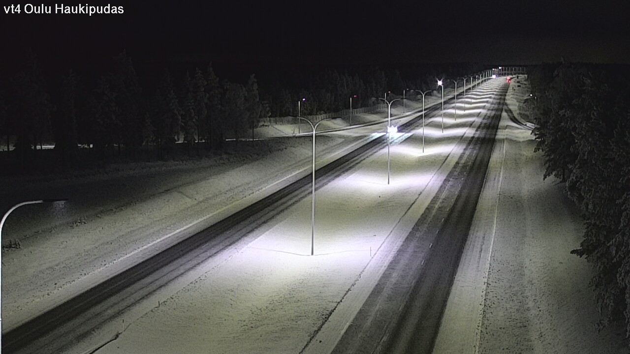 Weather Camera Image Road 4 Oulu, Haukipudas, Oulu, Pohjois-Pohjanmaa
