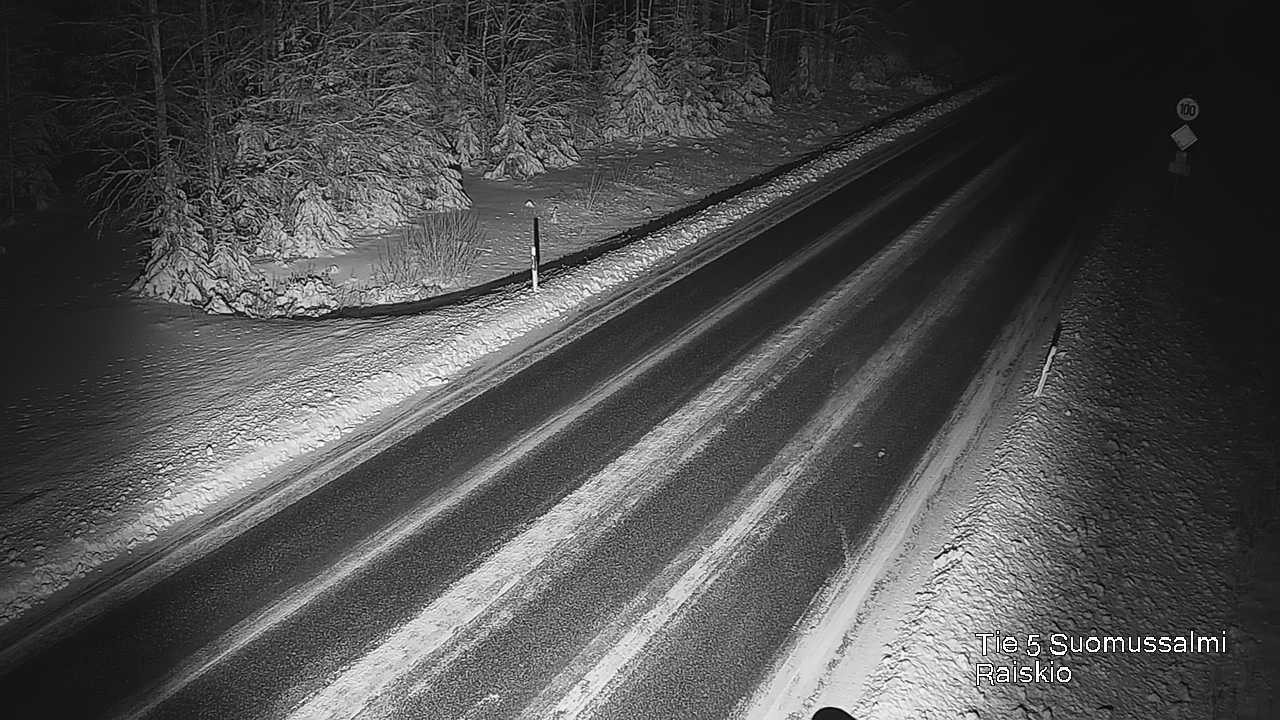 Weather Camera Image Väg 5 Suomussalmi Raiskio, Suomussalmi, Kainuu