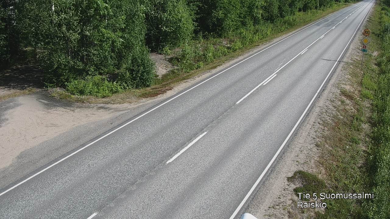 Kelikamerat Kuva Tie 5 Suomussalmi Raiskio, Suomussalmi, Kainuu