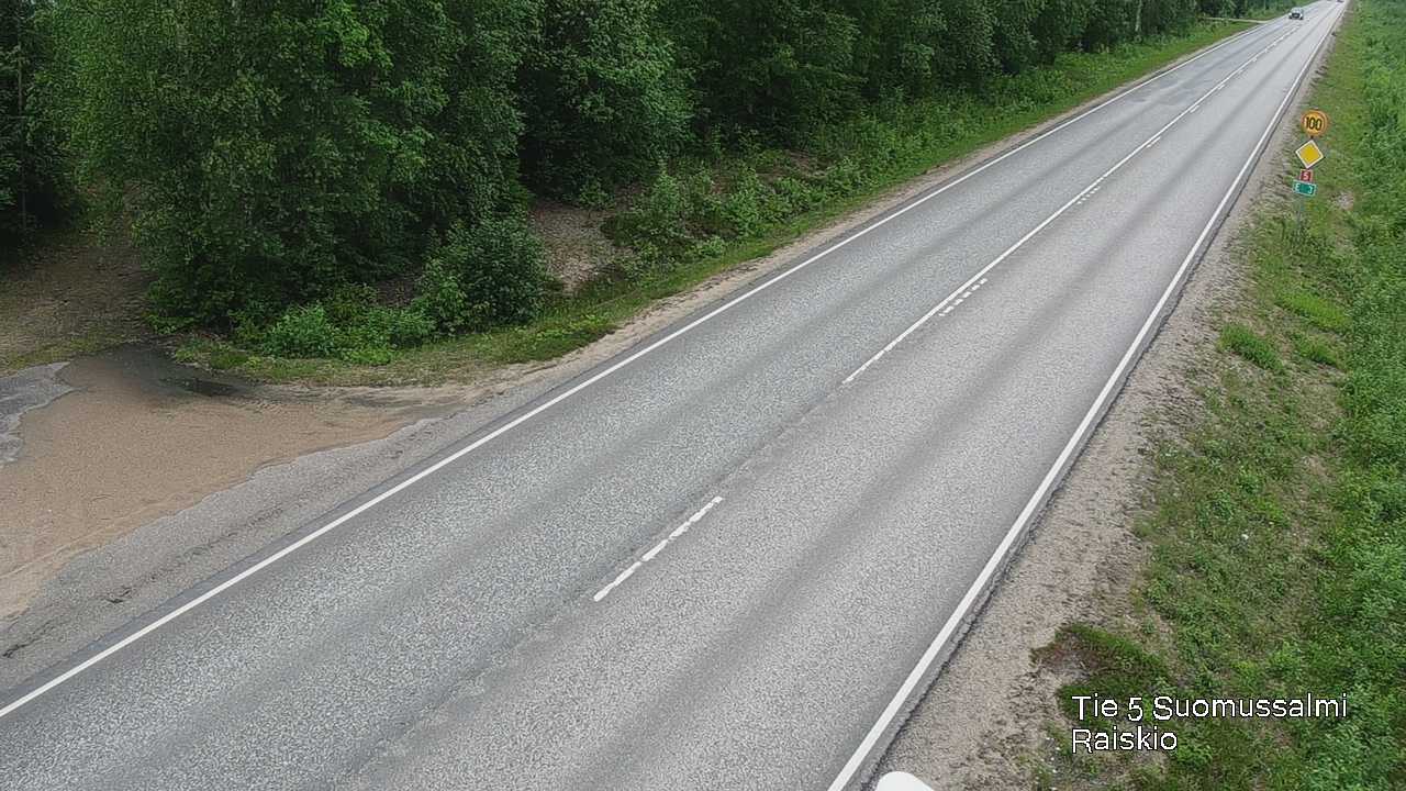 Kelikamerat Kuva Tie 5 Suomussalmi Raiskio, Suomussalmi, Kainuu