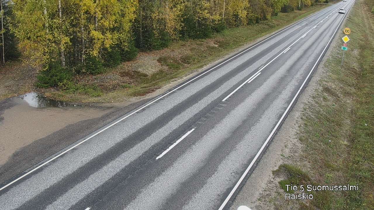 Kelikamerat Kuva Tie 5 Suomussalmi Raiskio, Suomussalmi, Kainuu