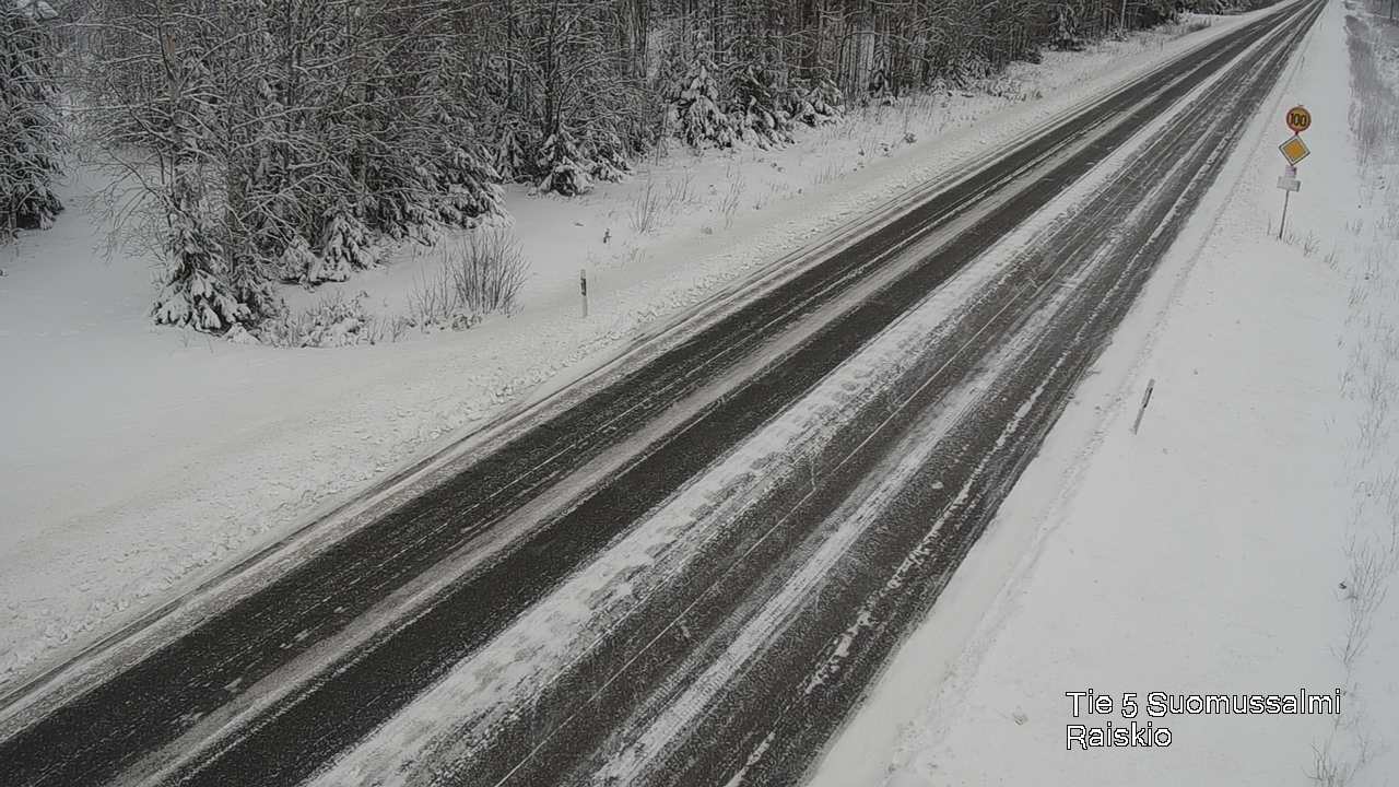 Weather Camera Image Väg 5 Suomussalmi Raiskio, Suomussalmi, Kainuu