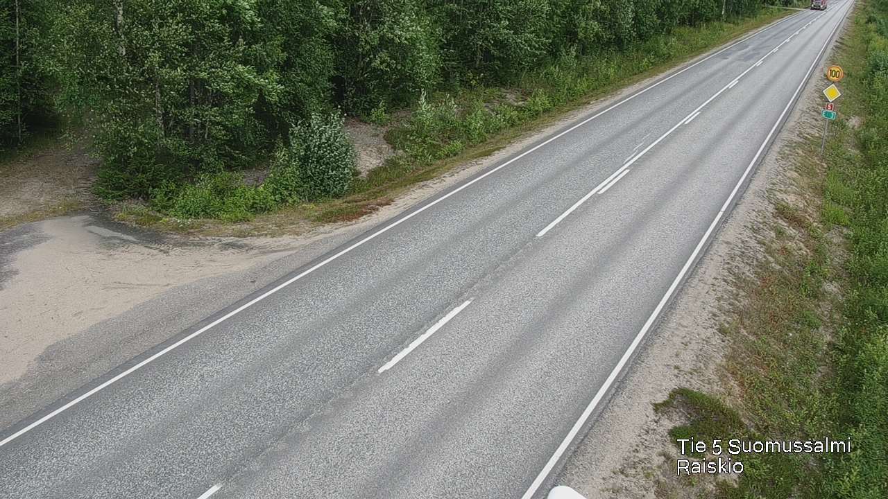 Kelikamerat Kuva Tie 5 Suomussalmi Raiskio, Suomussalmi, Kainuu