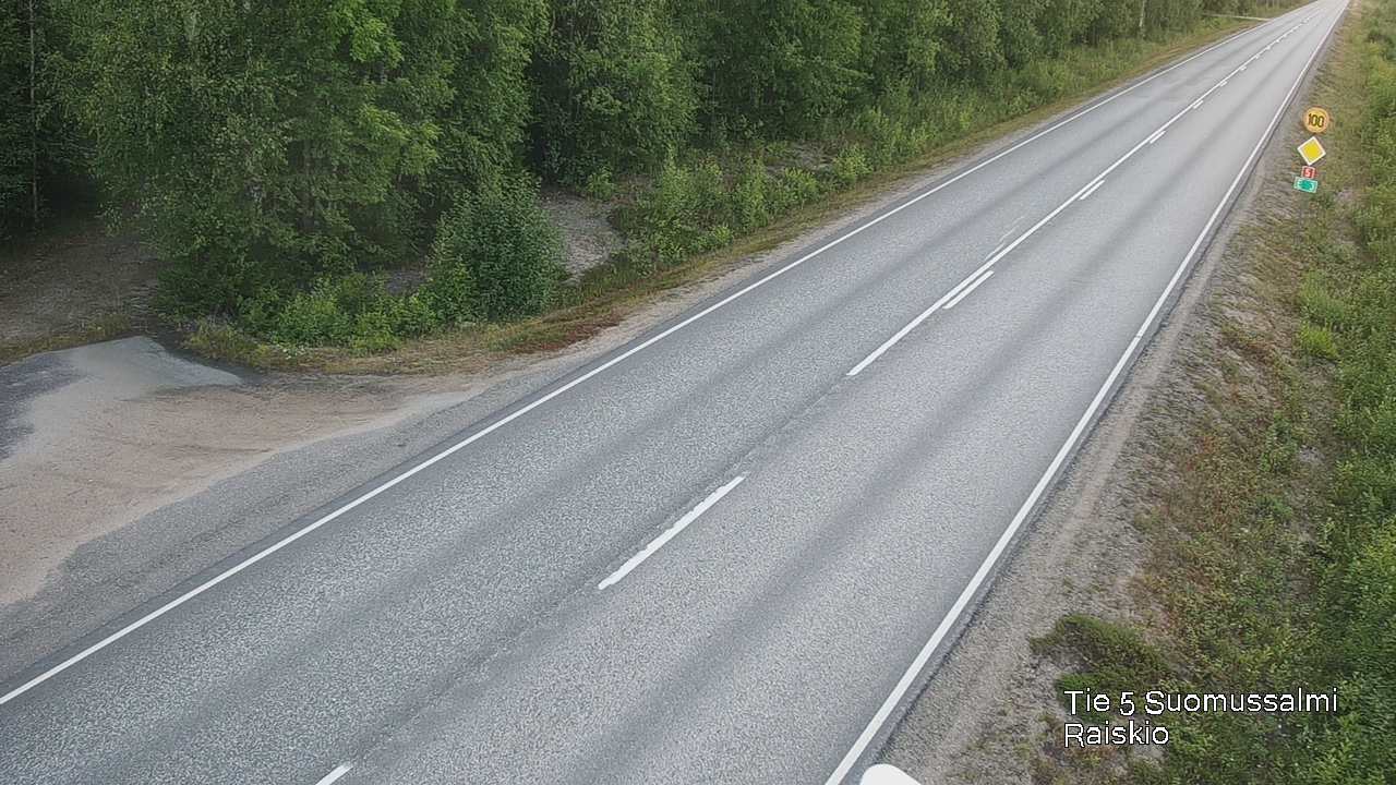 Kelikamerat Kuva Tie 5 Suomussalmi Raiskio, Suomussalmi, Kainuu